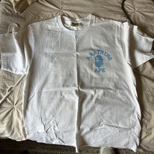 White Bathing Apes Shirt (authentic) - Medium